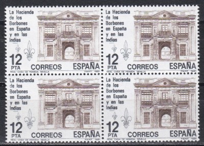 Spania 1981 - Reforma financiară, Bloc de 4, MNH foto