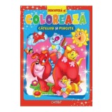 Catelusi si pisicute. Descopera si coloreaza
