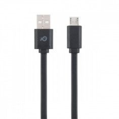 Poss Cablu Micro USB 20CM Negru PSM-20BK-19