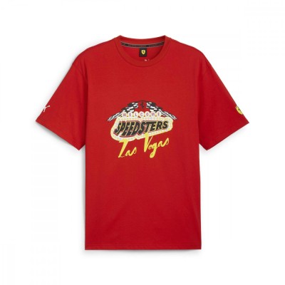 Ferrari tricou de bărbați Vegas GP red F1 Team 2023 - XXL foto