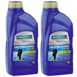 Pachet 2 litri ulei Ravenol 4T Outboardoel 10W40