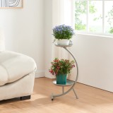 Suport plante Aalten metal 61,5x30x25cm gri [en.casa] HausGarden Leisure, [en.casa]