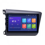 Navigatie Auto Multimedia cu GPS Honda Civic (2011 - 2015), 4 GB RAM + 64 GB ROM, Slot Sim 4G pentru Internet, Carplay, Android, Aplicatii, USB, Wi-Fi, Navigps
