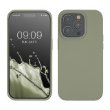 Husa Kwmobile pentru Apple iPhone 14 Pro, Verde, Silicon, KWM000016NK035C, Carcasa
