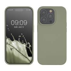 Husa Kwmobile pentru Apple iPhone 14 Pro, Verde, Silicon, KWM000016NK035C
