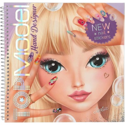 Carte de colorat TOPModel Create Your Hand Design Depesche PT13029 foto