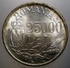 R.190 ROMANIA MIHAI I 25000 LEI 1946 XF/AUNC, Argint