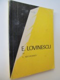 E. Lovinescu - I. Negoitescu