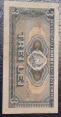 Bancnota Romania - 3 LEI 1966 foto