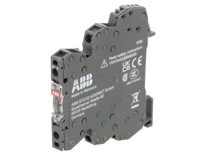 Releu interfață SPDT, 24VDC, 6A