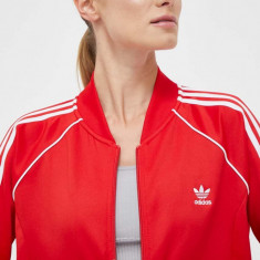 adidas Originals bluză femei, culoarea roșu, cu imprimeu IK4032