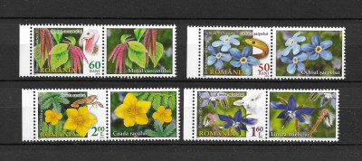 ROMANIA 2012 - &amp;quot;FLORILE FAUNEI&amp;quot; II, VINIETA 1 , MNH - LP 1927c foto