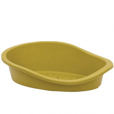 Cos plastic pentru caini , SONNY Mustard 50, 50x35x16 cm Pet Star foto