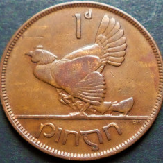 Moneda istorica 1 PINGIN - IRLANDA, anul 1928 * cod 3641 A