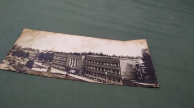 CARTE POSTALA GIGANT -ARAD -UZINELE DE STRUNGURI CIRCULATA UZATA foto