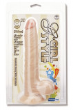 Dildo Realistic cu testicule si ventuza - 23 cm, Nmc