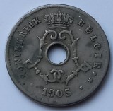 Belgia , 5 Centimes 1905, Europa