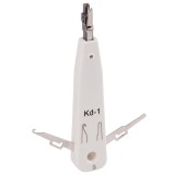 Cumpara ieftin Cleste de sertizat LSA cu cutit KRONE si senzor, pentru conectarea cablurilor 0.35 mm si 0.7 mm, plastic + metal, alb, lungime 18 cm , instrument prof