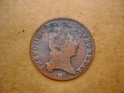 B599-Moneda veche Austria- 1kreutzer 1800, bronz, 2.4cm. foto