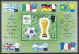 Jersey 2006 - Fotbal - Un omagiu adus c&acirc;știgătorilor Campionatelor Mondiale FIFA, Colita, MNH