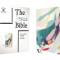The Jesus Bible Artist Edition, Niv, Leathersoft, Multi-Color/Teal, Thumb Indexed, Comfort Print