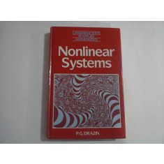 Nonlinear systems - P. G. DRAZIN - Cambridge University
