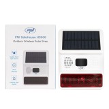 Sirena de exterior wireless PNI SafeHouse HS006 cu incarcare sau prin port USB-C, acumulator 1000mAh, 100db
