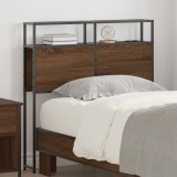 vidaXL Tăblie de depozitare cu headboard cu depozitare Stejar 100 cm Lemn compozit