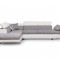 Coltar extensibil stanga Kult, Rio Keaton Grey and White, gri/alb, 297x206x79 cm - Kult, Gri &amp; Argintiu