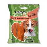 Cumpara ieftin Hrana complementara pentru caini, Perfect Snack, fasii de somon marmorate, 80 g