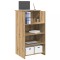 vidaXL Birou de recepție Stejar Artisan 55x50x103,5 cm Lemn prelucrat 859023