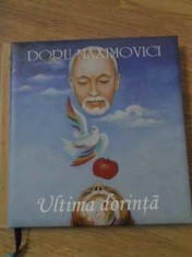 ULTIMA DORINTA POEZII + GRAFICA-DORU MAXIMOVICI-229221