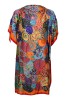 Rochie Poncho Dama Vascoza Matase Multicolor One Size Rochie de Zi Lejera Vara
