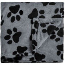 Paturica pentru animale, gri cu labute negre, 140A 100 cm