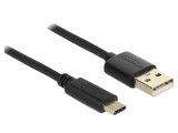 Cablu USB 2.0 USB A mufă USB C mufă 0,5m