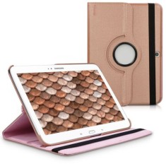 Husa pentru Samsung Galaxy Tab 3 10.1 P5200/Samsung Galaxy Tab 3 10.1 P5210, Piele ecologica, Rose Gold, 14618.81 foto