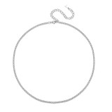 Cumpara ieftin Chocher argint tennis 925, JW1115, model elegant, placat cu rodiu