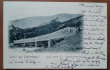 Carte postala, Calimanesti, Podul peste Olt, 1904