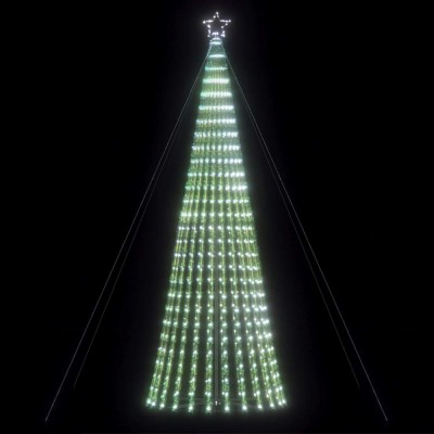 Pom de Crăciun LED 1028 LED-uri Alb Rece 403 cm foto