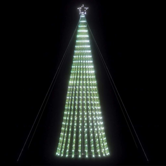 Pom de Crăciun LED 1028 LED-uri Alb Rece 403 cm