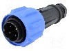 Conector circular, tata, 4 pini, BULGIN - PX0911/04/P foto