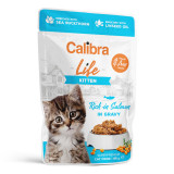 Cumpara ieftin Calibra Cat Life Pouch Kitten Salmon ingravy, 85g