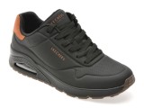 Pantofi sport SKECHERS negri, UNO, din piele ecologica