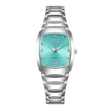 Ceas Dama Lige 89257 Argintiu-Verde , Design Fashion, Functii Multiple, Afisaj Luminos, Rezistent la Apa 3ATM