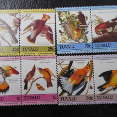 Tuvalu-Fauna, pasari-serie completa ,MNH