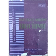 Investigatii Moderne In Biochimie - Silvia Vieru, Dana Sandru, S. Comorosan , E822