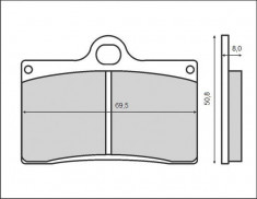 Placute frana Brenta FT3030 foto