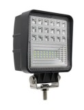 Proiector LED Auto Offroad 7D 63W/12V-24V, 5040 LM, Patrat, Combo Beam, Xenon Bright