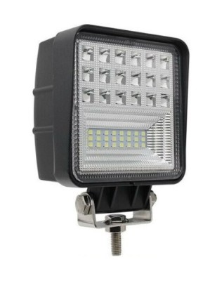 Proiector LED Auto Offroad 7D 63W/12V-24V, 5040 LM, Patrat, Combo Beam foto