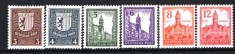 GERMANIA (ZONA SOVIETICA) 1946 - ARHITECTURA LEIPZIG. SERIE DANTELATA MNH, P2 foto